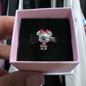 Disney Minnie Mouse Dotted Dress & Bow Charm